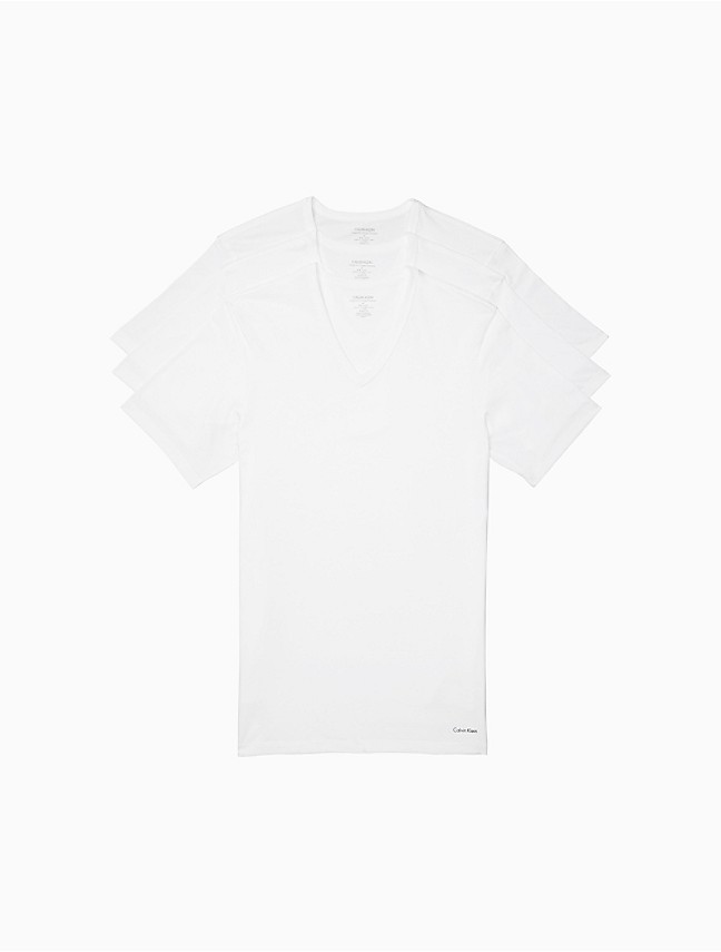 Calvin Fit T-Shirt Slim USA V-Neck | 5-Pack Cotton Klein®