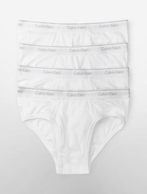 calvin klein black cotton classic hip briefs