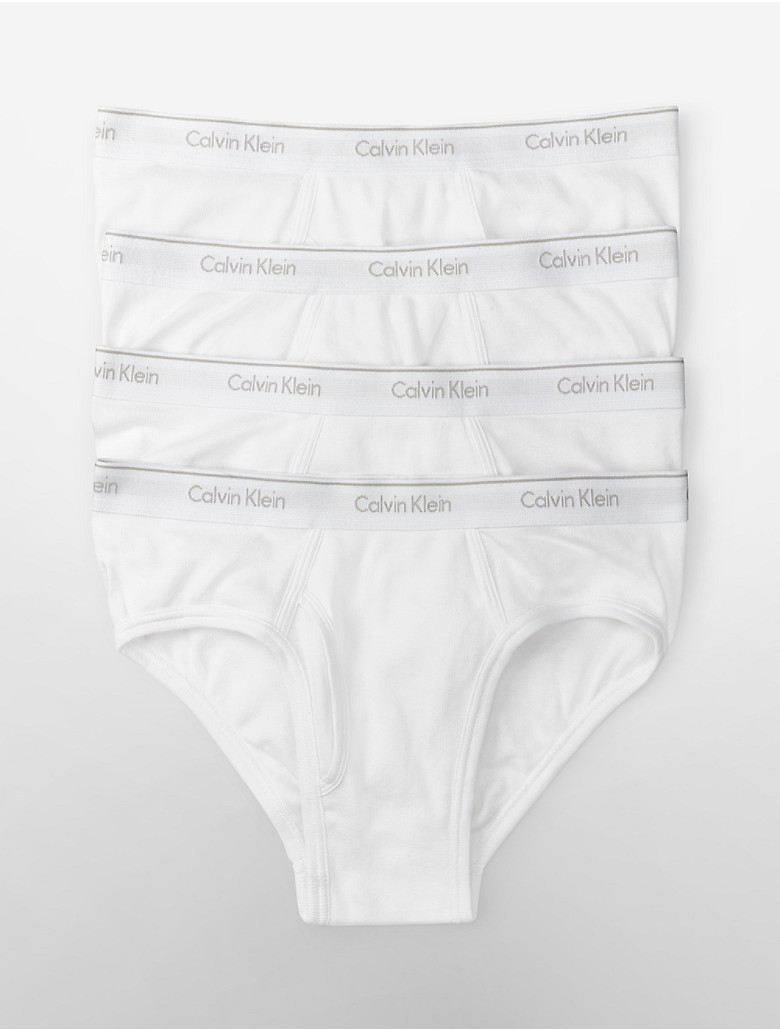 Calvin Klein Mens Cotton Classic 4 Pack Low Rise Hip Brief Underwear | eBay