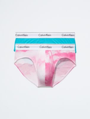 Calvin Klein Cotton Stretch 2 Pack Brief Nuvo & Columbia Blue U2671F-NNA at  International Jock