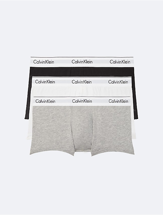 Calvin Klein Modern Cotton Stretch Trunks Pack of Three S-XL