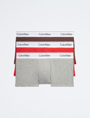 Modern Cotton Stretch 3-Pack Low Rise Trunk | Calvin Klein