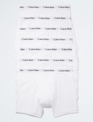 Cotton Stretch 7-Pack Boxer Brief, White