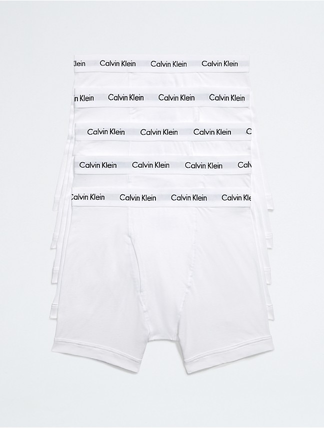 Calvin Klein Men's Cotton Stretch 7-Pack Boxer Brief, 3 Black, 2 Blue  Shadow, 2 Cobalt Water, Medium : : Clothing, Shoes & Accessories