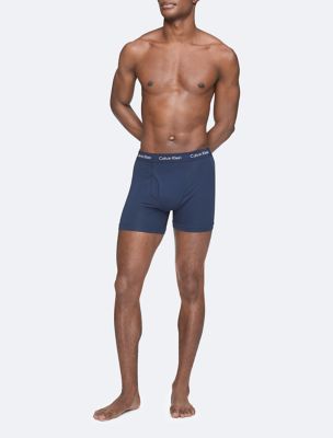 Calvin Klein Little Modern Cotton Boxer Briefs, 5 Pack Breathable Underwear  for Boys