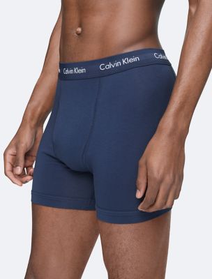 Calvin Klein Naturals Flex Fit Boxer Brief in Blue for Men
