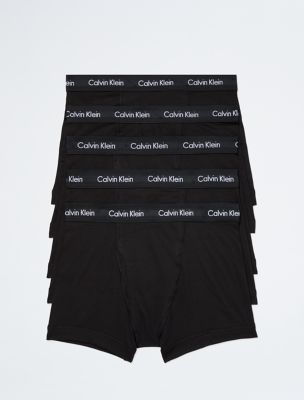 Calvin Klein Men Boxer Shorts Black Trunks CK U8721 Men's Underwear Briefs  3 Pcs