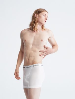 Calvin Klein Cotton Stretch 2 Pack Trunk Nuvo & Columbia Blue U2665F-NNA at  International Jock