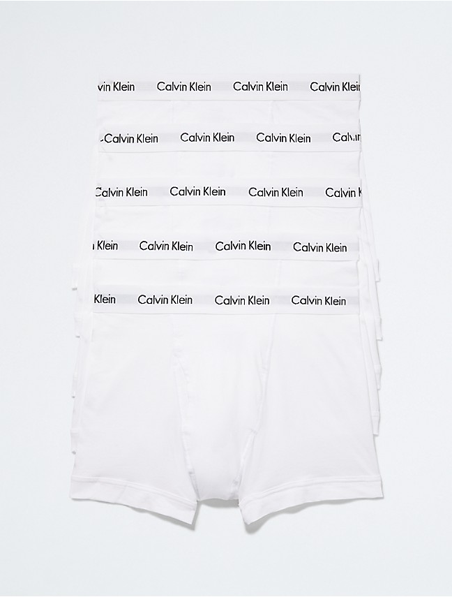 Calvin Klein Low-Rise Cotton Stretch Solid Trunks 3-Pack | Dillard's