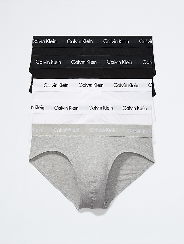 Calvin Klein Modern Cotton Stretch 3 Pack Hip Brief BU2661 Black