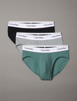 CALVIN KLEIN UNDERWEAR Three-Pack Stretch-Cotton Briefs for Men