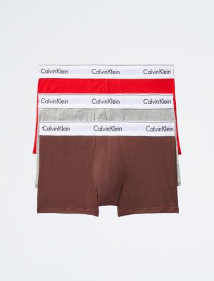 Calvin Klein Men's Underwear Micro Stretch 3 Pack Trunk Large