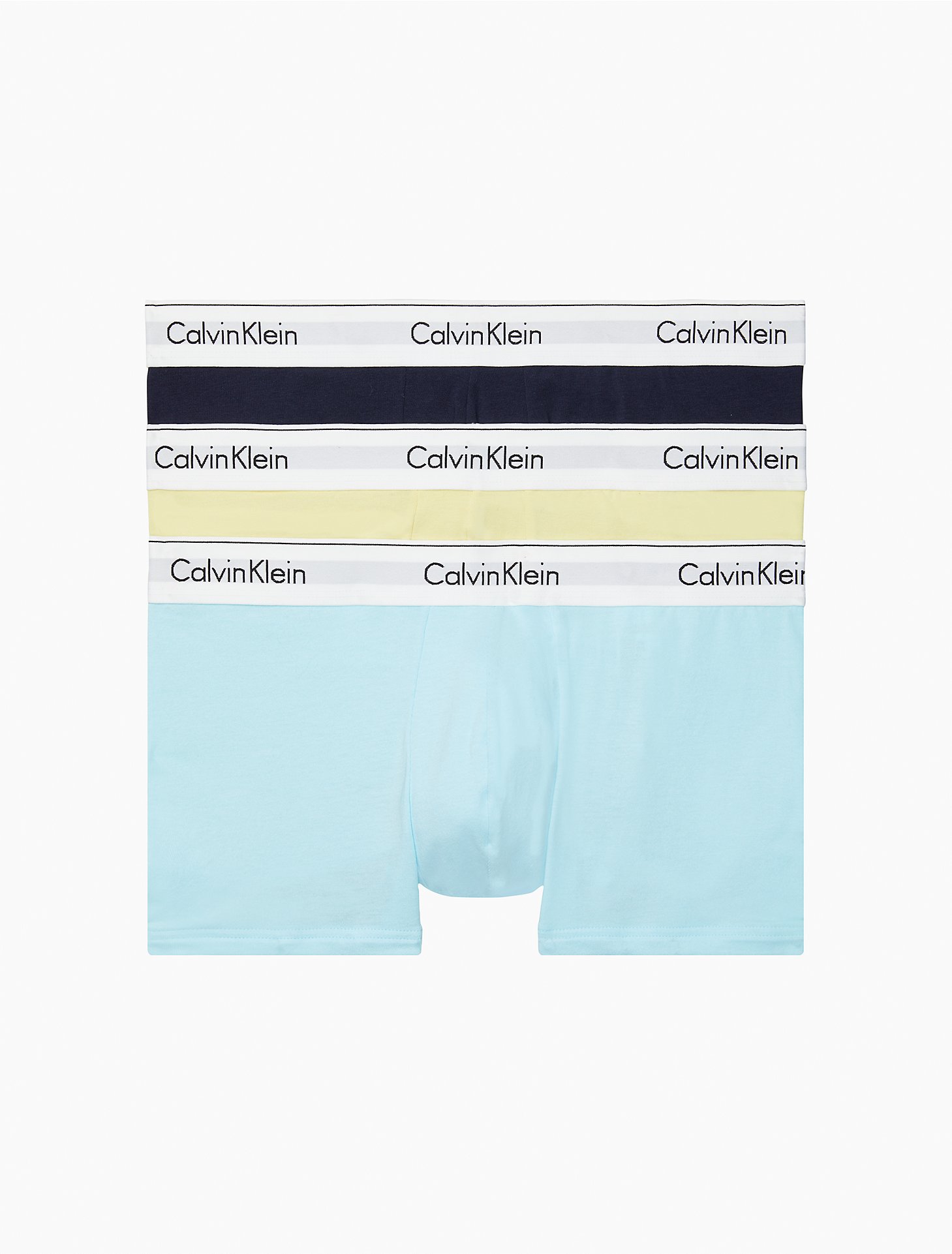 Fashion Men's Underwear Calvin Klein New Calvin Klein Men's Modern Cotton  Stretch Trunk Black Ck50 Icon Edit M Size 
