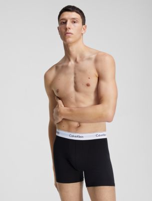 Calvin Klein Men's Cotton Stretch 7-Pack Boxer Brief, 7 White, S