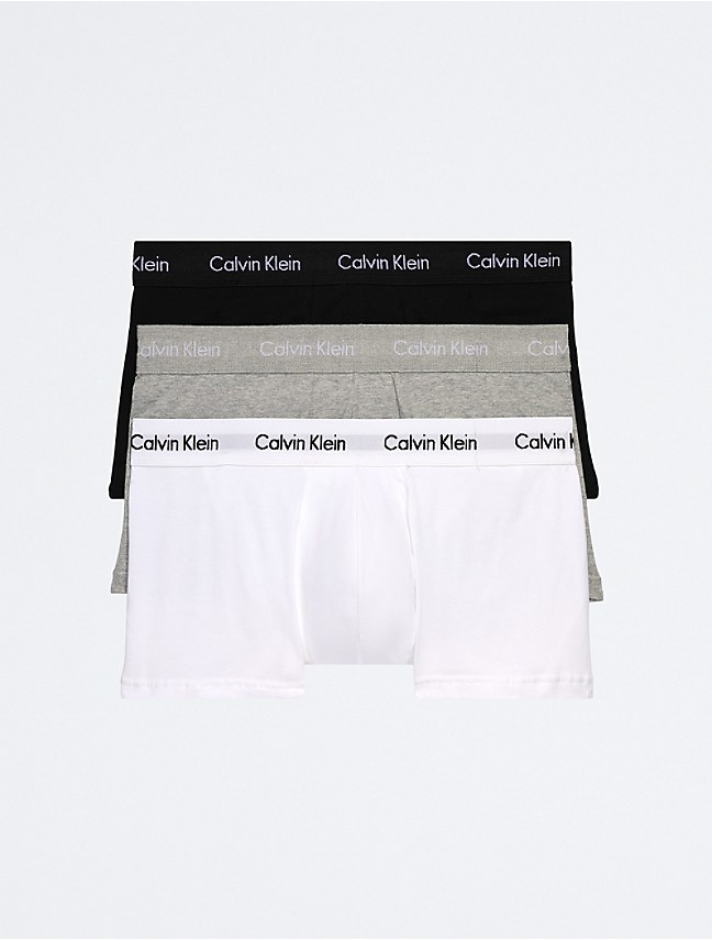 Calvin Klein Men's Modern Cotton Stretch Trunk, Black, Large : :  Clothing, Shoes & Accessories