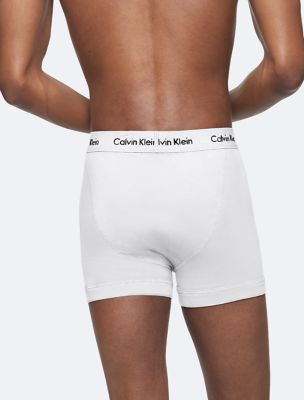 Calvin Klein Cooling Cotton Stretch 3 Pack Trunk, Black M Black :  : Fashion