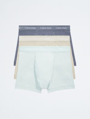 Cotton Stretch 3 Pack Trunk, Asphalt Grey Multi