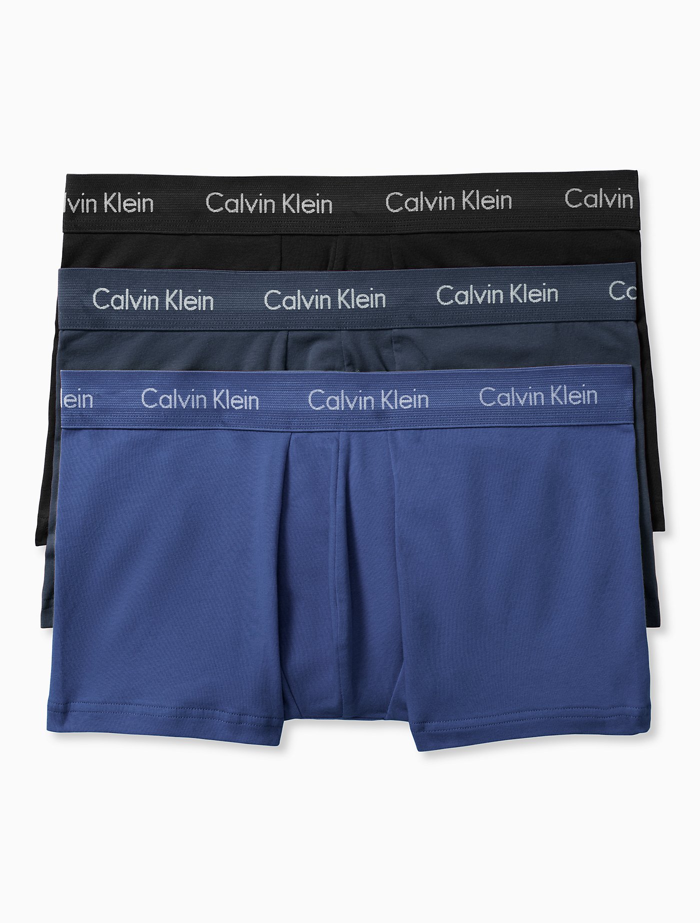 Cotton 3 Pack Low Rise Trunk | Calvin Klein