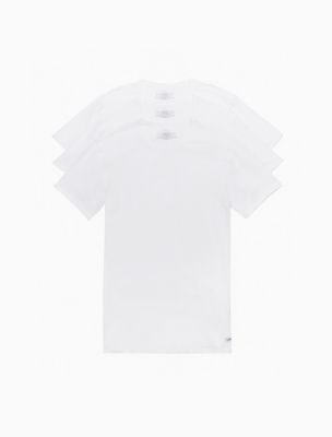 Calvin Klein Big & Tall Cotton Classic Short Sleeve Crew Neck T-Shirts  3-Pack