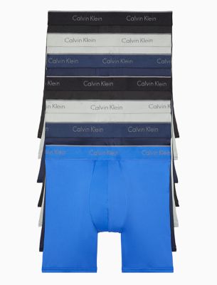 Micro Stretch 7-Pack Boxer Brief, Blue/ Grey/ Black
