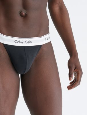 Modern Cotton Stretch 3-Pack Thong, Calvin Klein