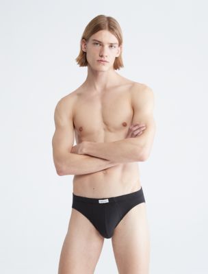 Calvin Klein Pure Cotton Stretch 3-Pack Boxer Brief Black Small at