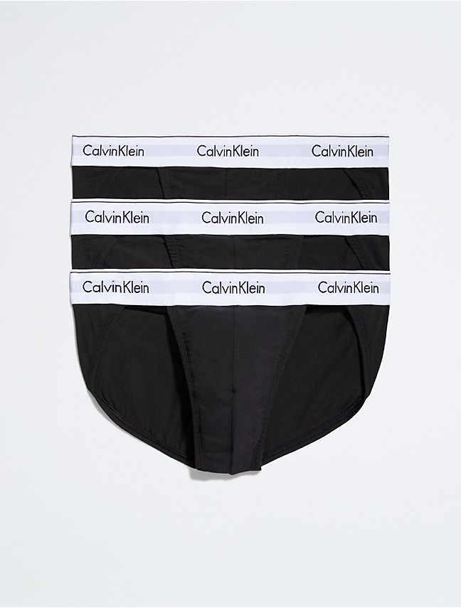 Calvin Klein Cotton Stretch Stencil Logo Waistband Low Rise Hip Briefs,  Pack Of 3 In Black/speakeasy/gray Heather