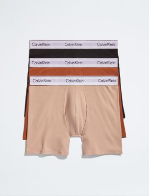 Calvin Klein Cotton Stretch 3 pack boxer briefs in black