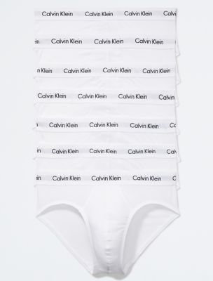 Cotton Stretch 7-Pack Hip Brief, White