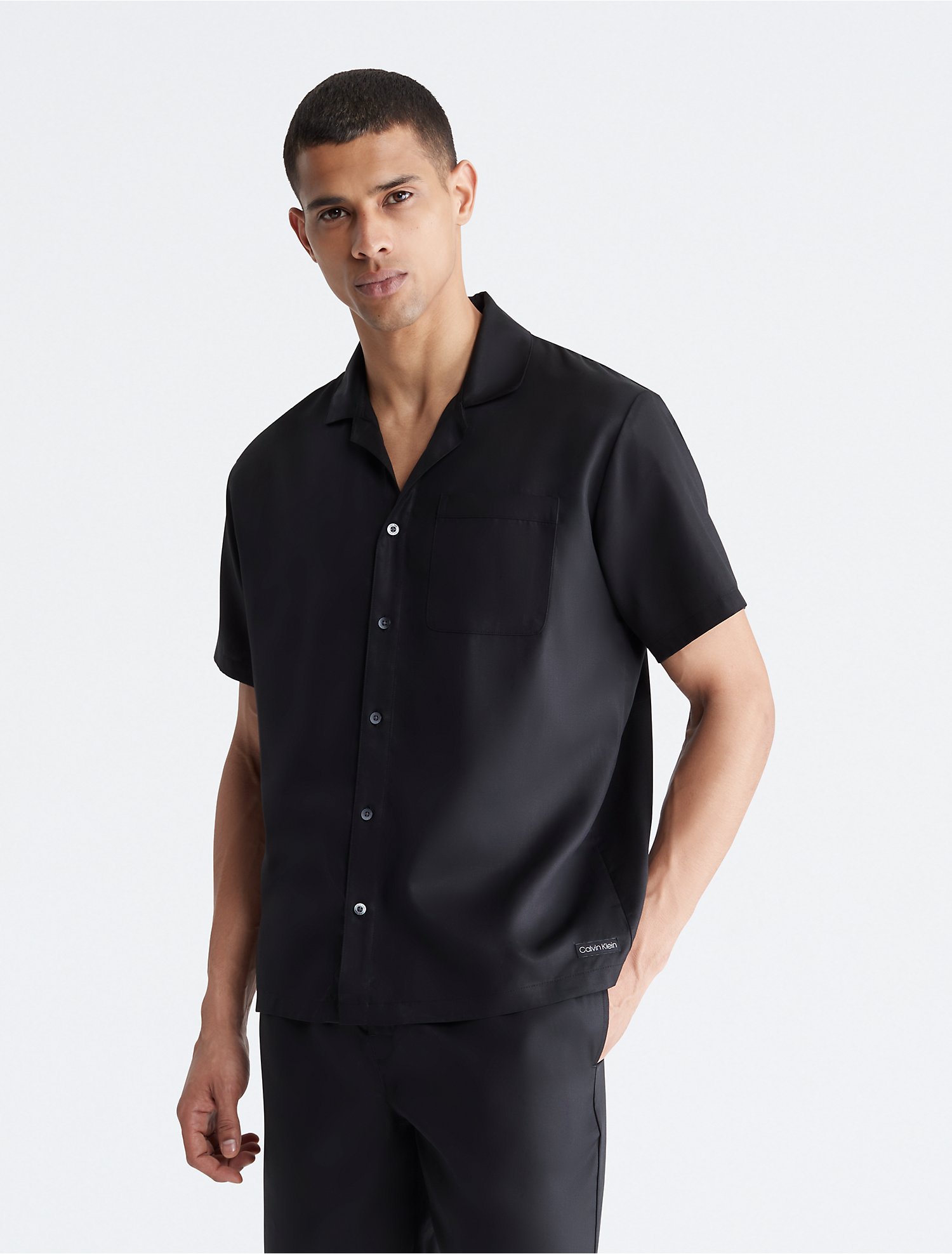 Tencel Lounge Sleep Button-Down Shirt | Calvin Klein® USA