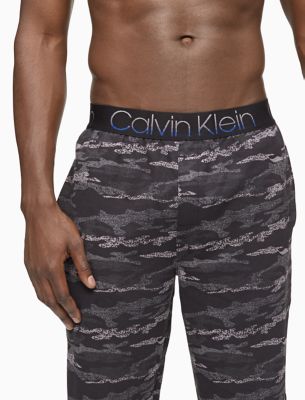 calvin klein camo joggers