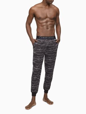 calvin klein camo sweatpants