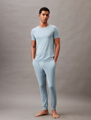 Calvin Klein One long sleeve top and animal print pants pajama in