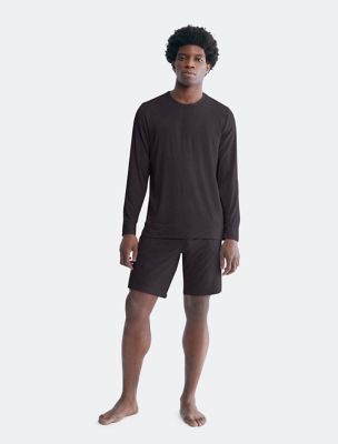 Calvin Klein Eco Lounge Long Sleeve Sweatshirt Grey Heather QS6702 - Free  Shipping at Largo Drive