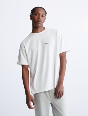  Calvin Klein - Lounge T-Shirt - CK ONE (White, Medium) :  Clothing, Shoes & Jewelry