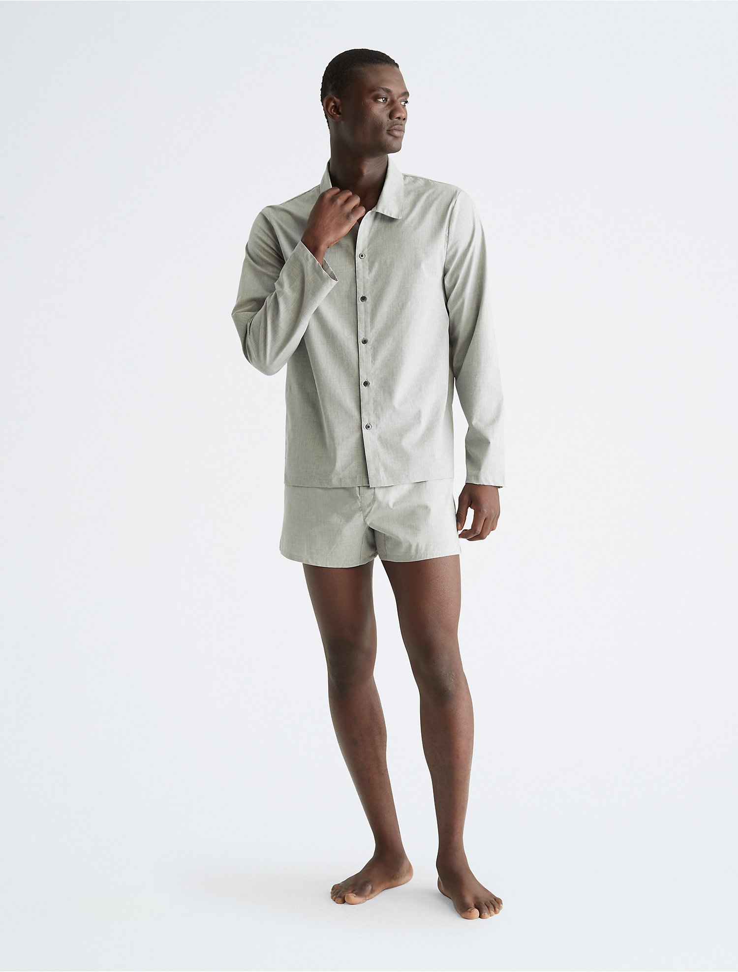 Pure Cotton Sleep Button-Down Shirt | Calvin Klein® USA