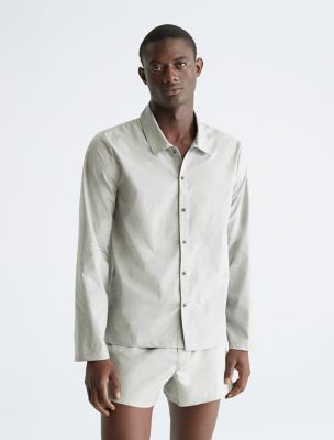 Stretch white button down hot sale shirt