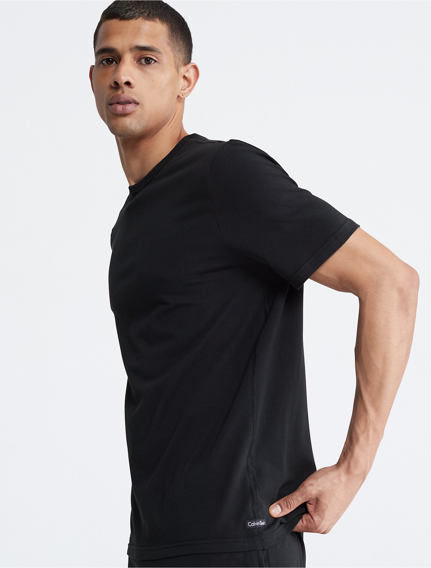 Cotton Stretch T-Shirt + Shorts Sleep Set | Calvin Klein