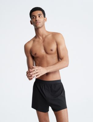 CK Black Lounge Slim Knit Boxer Calvin Klein USA