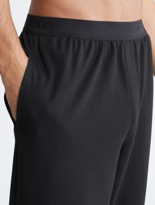 Calvin Klein Men's Ultra Soft Modal Pants, Black, S at  Men's  Clothing store