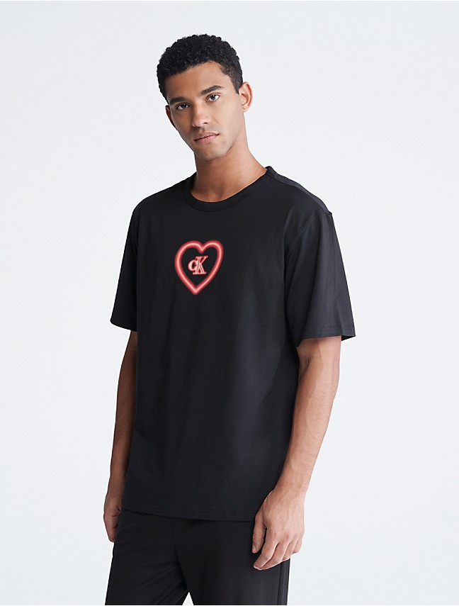 Buy Trending Unisex Cotton Printed Calvin Klein T-Shirt - Black (MI19)