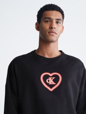 Black Calvin Klein 1996 Vday Crew Sweatshirt - JD Sports Global