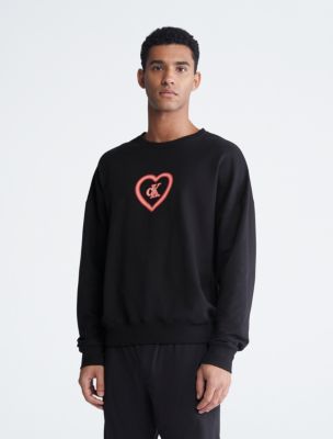 Calvin Klein 1996 V-Day Crewneck Sweatshirt, Black