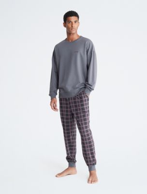 Modern cotton lounge 2025 buffalo check sweatshirt