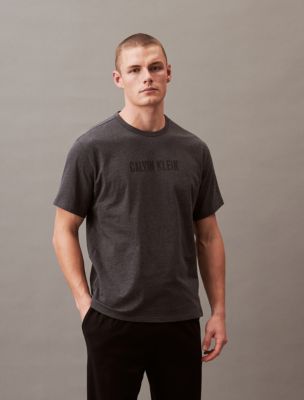 Calvin Klein Men's CK Chill Lounge Logo T-Shirt, Wolf Grey Heather, Small :  : Clothing, Shoes & Accessories