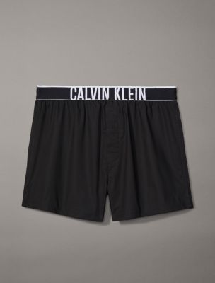 Buy Calvin Klein CK One Woven Boxers Black In Black