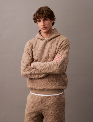 Quilted hoodie hotsell