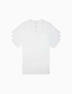 Calvin Klein Mens Cotton Classics Multipack Crew Neck T-Shirts