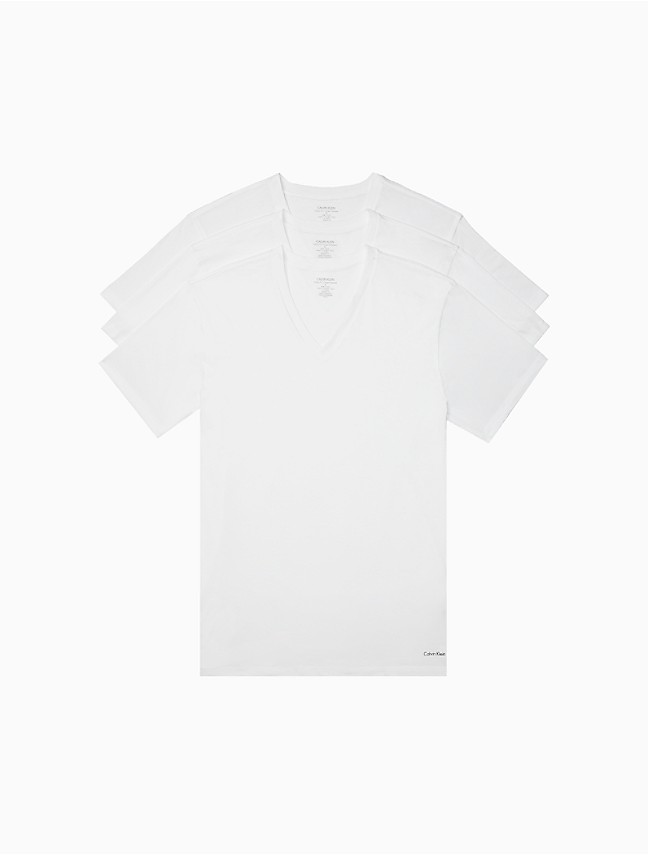 Calvin Klein Men's 3 Pack Cotton Crewneck T-Shirt