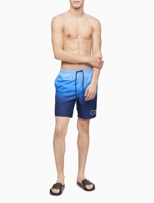 khaki calvin klein swim shorts